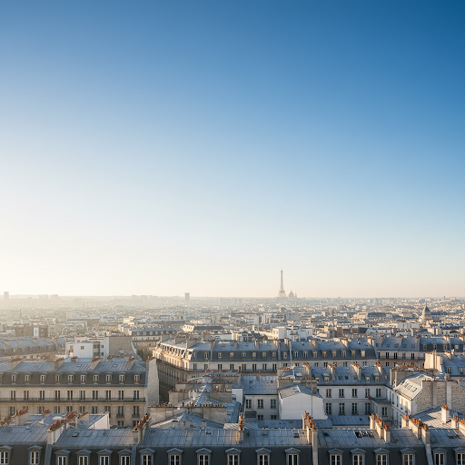 Aerial view of urban landscape